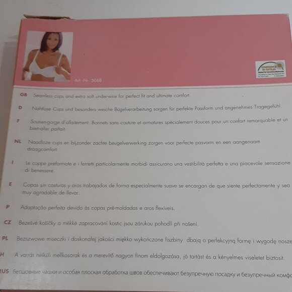 ANITA Nursing Bra 5068 Size 36E Seamless Pre-shaped Cups Underwired - Picture 5 of 5